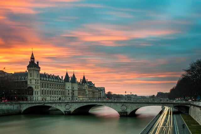 La Conciergerie Building on the Banks of The River Seine