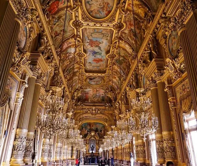 Ornate Hall in Palais Garnier