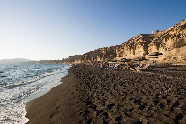 Vlychada Black Sand Beach Santorini