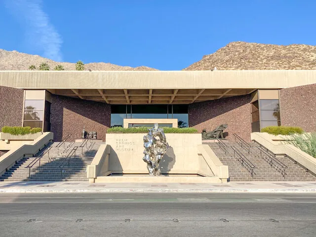 Exterior of Palm Springs Art Museum