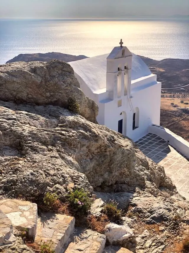 Highest point in Chora, Serifos