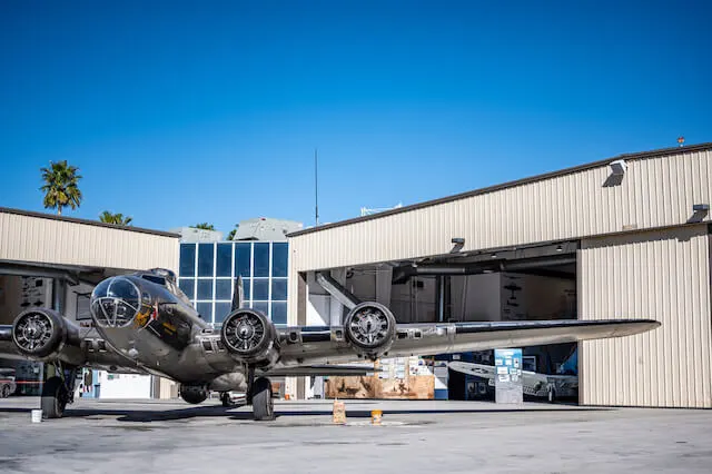 Vintage aircraft at Palm Springs Air Museum