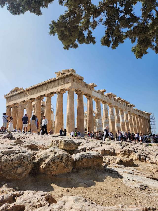 Parthenon Structure at the Acropolis in Athens 